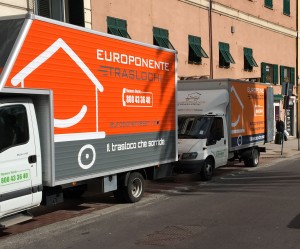 Europonente Traslochi Camion Grafica Genova